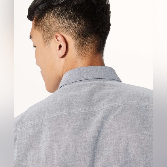 lululemon athletica Gray on time Button-Down Shirt - Picture 10 of 11